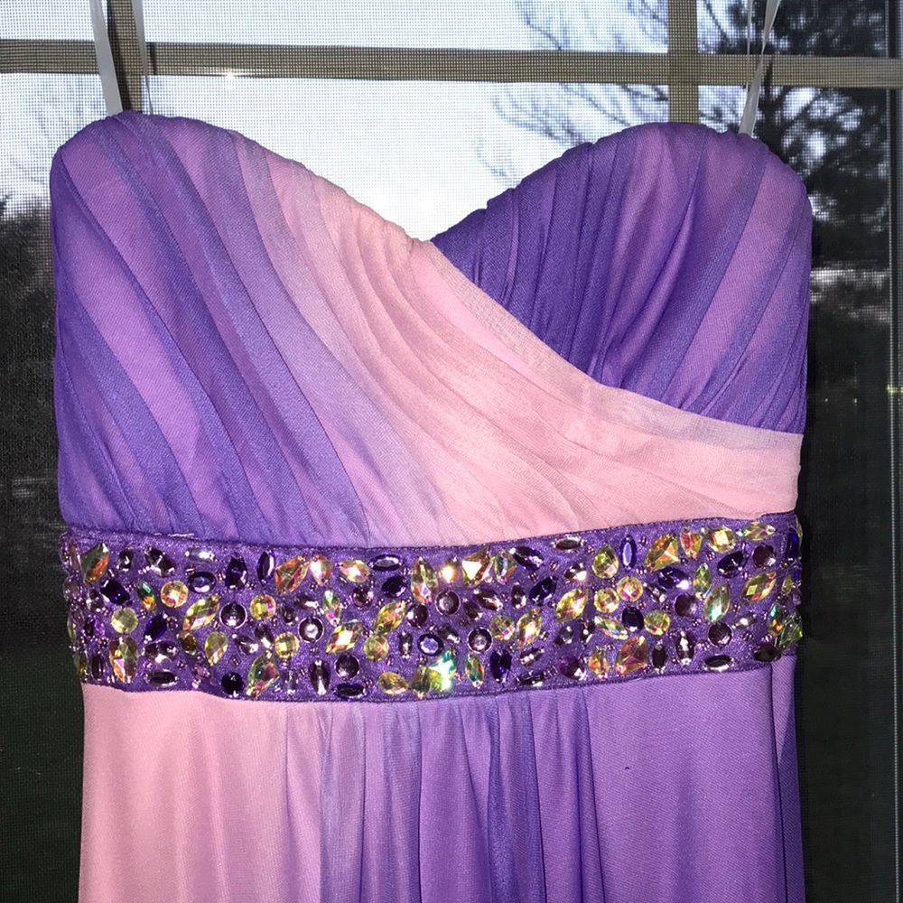 Purple/pink long dress